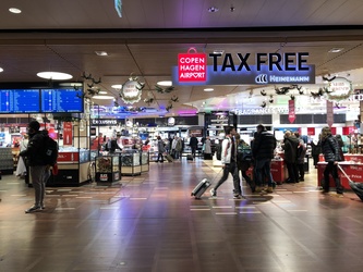 Copenhagen Airport - after security - Tax Free Shop
