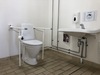 Blovstrød Skole - Toiletter i gården