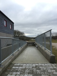 Blovstrød Idrætsanlæg - 2. Hal via alternativ rampeindgang