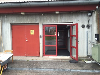 Blovstrød Idrætsanlæg - 3. Hal via bagindgang
