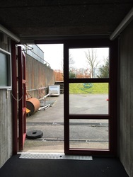 Blovstrød Idrætsanlæg - 3. Hal via bagindgang
