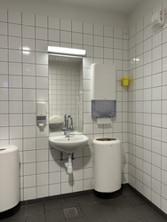 Billund Lufthavn - Afrejse - Toilet ved Gate 11-12