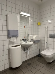 Billund Lufthavn - Afrejse - Toilet ved Gate 5-7