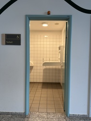 Billund Lufthavn - Ankomst - Toilet ved Gate 15