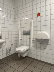 Billund Lufthavn - Ankomst - Toilet ved Gate 15
