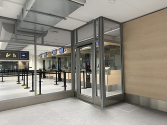 Billund Lufthavn - Ankomst - Toilet ved paskontrol (Schengen)