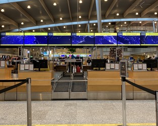 Billund Lufthavn -  Afrejse - Parkering med kassebil