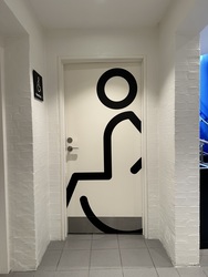 Aalborg Kongres og Kultur Center - Toilet ved Europahallen i kælderen