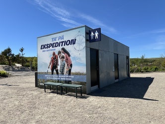 Naturkraft - Toilet at the entrance after ticketing