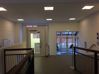 Faxe Sundhedscenter - Bygning 1 via Hovedindgangen