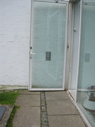 Gentofte Hovedbibliotek - indgang fra Øregårds Alle