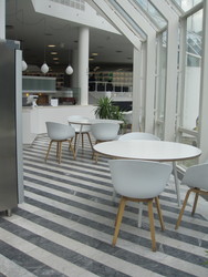 Gentofte Hovedbibliotek - indgang fra Øregårds Alle