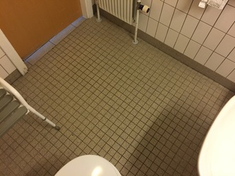 Danhostel - Udsigten Faxe - Hovedbygning - Handicaptoilet i forhal