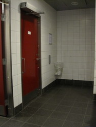 Handicaptoilet i Sct. Mathias Centret