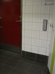 Handicaptoilet i Sct. Mathias Centret