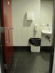 Handicaptoilet i Sct. Mathias Centret