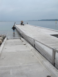 Klinten Strand og Bypark - Badebro