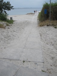 Klinten Strand og Bypark - Badebro