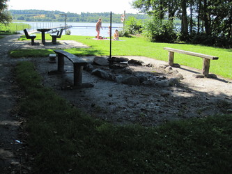 Bigum Søbad - a recreational area at Lake Tjele
