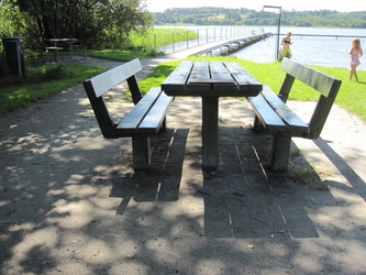 Bigum Søbad - a recreational area at Lake Tjele