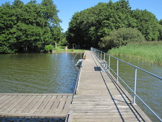 Bigum Søbad - a recreational area at Lake Tjele