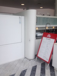 Gentofte Hovedbibliotek - indgang fra Øregårds Alle