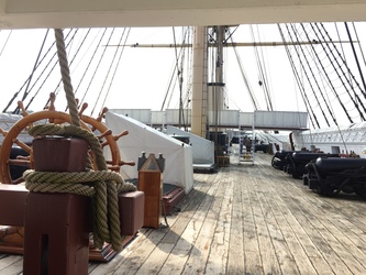 Fregatten Jylland - 2. Adgang ombord på fregatten