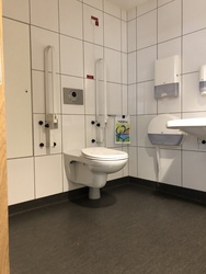 Copenhagen Airport - Toilets (after security) - next to Caviar House