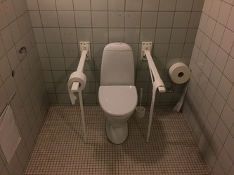 Museum Østjylland - Handicaptoilet i kælderplan