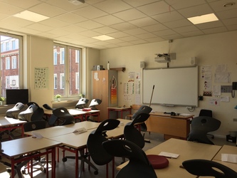 Nordvangskolen - 5. Alternativ indgang til hovedbygningen fra skolens bagside