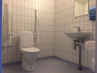 Nordvangskolen - 5. Alternativ indgang til hovedbygningen fra skolens bagside