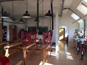 Nordvangskolen - 6. Sidebygning - faglokale til sløjd