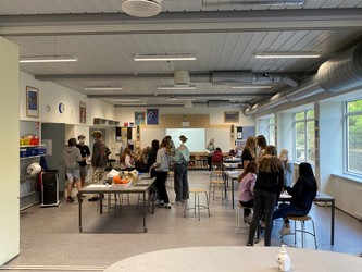 Mølleskolen Ry - 6. Sydfløjen - kælderplan - faglokalerne til billedkunst og håndarbejde