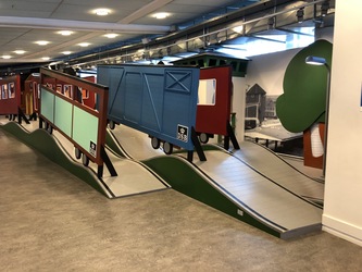 Danmarks Jernbanemuseum - Danish Railway Museum - Exhibition (Balcony on the 1. floor)