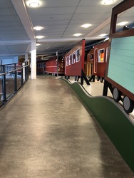 Danmarks Jernbanemuseum - Danish Railway Museum - Exhibition (Balcony on the 1. floor)