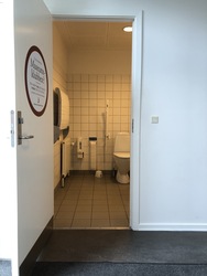 Danmarks Jernbanemuseum - Danish Railway Museum - Toilet (ground floor)