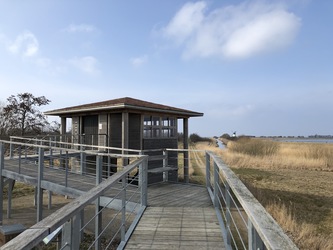 Fugletårn ved Gyldensteen Strand - Dæmningsminde