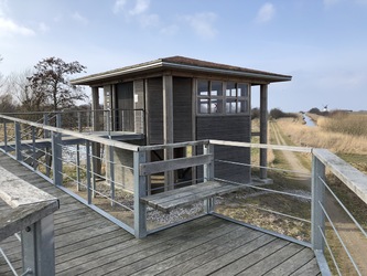 Fugletårn ved Gyldensteen Strand - Dæmningsminde