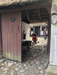 Frilandsmuseet -  Hovedindgangen og indretningen af området