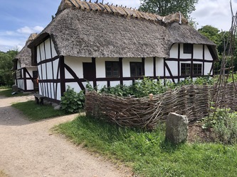 Frilandsmuseet -  Hovedindgangen og indretningen af området