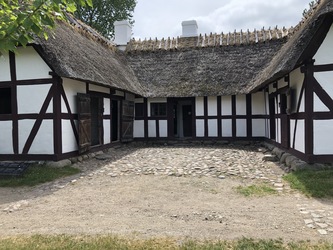 Frilandsmuseet -  Hovedindgangen og indretningen af området