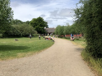 Frilandsmuseet -  Hovedindgangen og indretningen af området