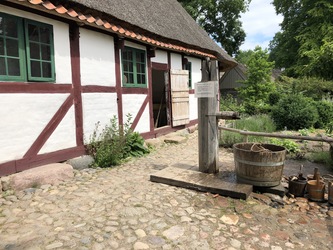 Frilandsmuseet -  Hovedindgangen og indretningen af området