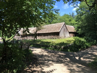 Frilandsmuseet -  Hovedindgangen og indretningen af området