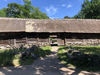 Frilandsmuseet -  Hovedindgangen og indretningen af området