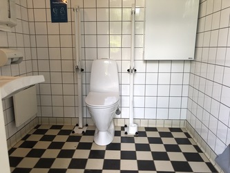 Frilandsmuseet - Toilet ved Landkiosken