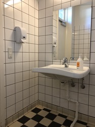 Frilandsmuseet - Toilet ved Landkiosken