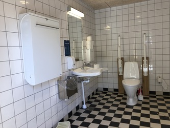 Frilandsmuseet - Toilet ved driftsgården