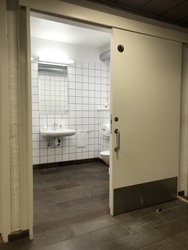 Det Grønne Museum - Toilet ved garderoben