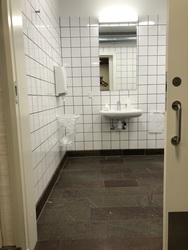 Det Grønne Museum - Toilet ved garderoben